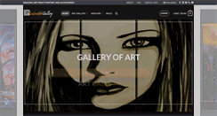 Desktop Screenshot of customartgallery.com